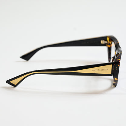 Bottega BV1279O 002 Womens Authentic Eyeglasses Havana/Gold, 51mm - New