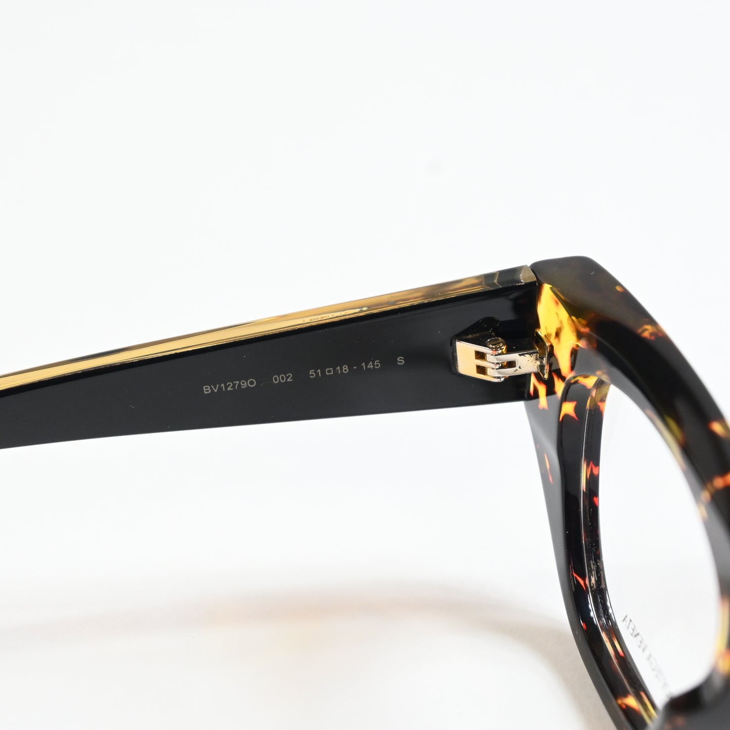 Bottega BV1279O 002 Womens Authentic Eyeglasses Havana/Gold, 51mm - New