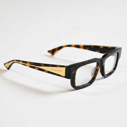 Bottega BV1280O 002 Womens Authentic Eyeglasses Havana/Gold, 51mm - New