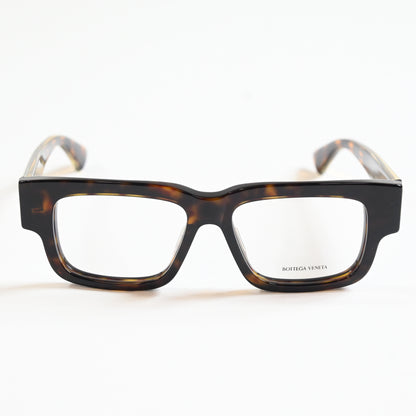 Bottega BV1280O 002 Womens Authentic Eyeglasses Havana/Gold, 51mm - New