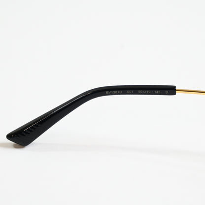 Bottega BV1301O 001 Unisex Authentic Eyeglasses Gold, 50mm Optical Frames - New