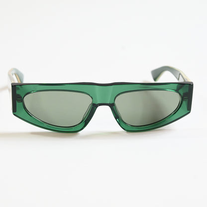 Bottega BV1277S 003 Womens Authentic Sunglasses Green/Gold, 57mm - New