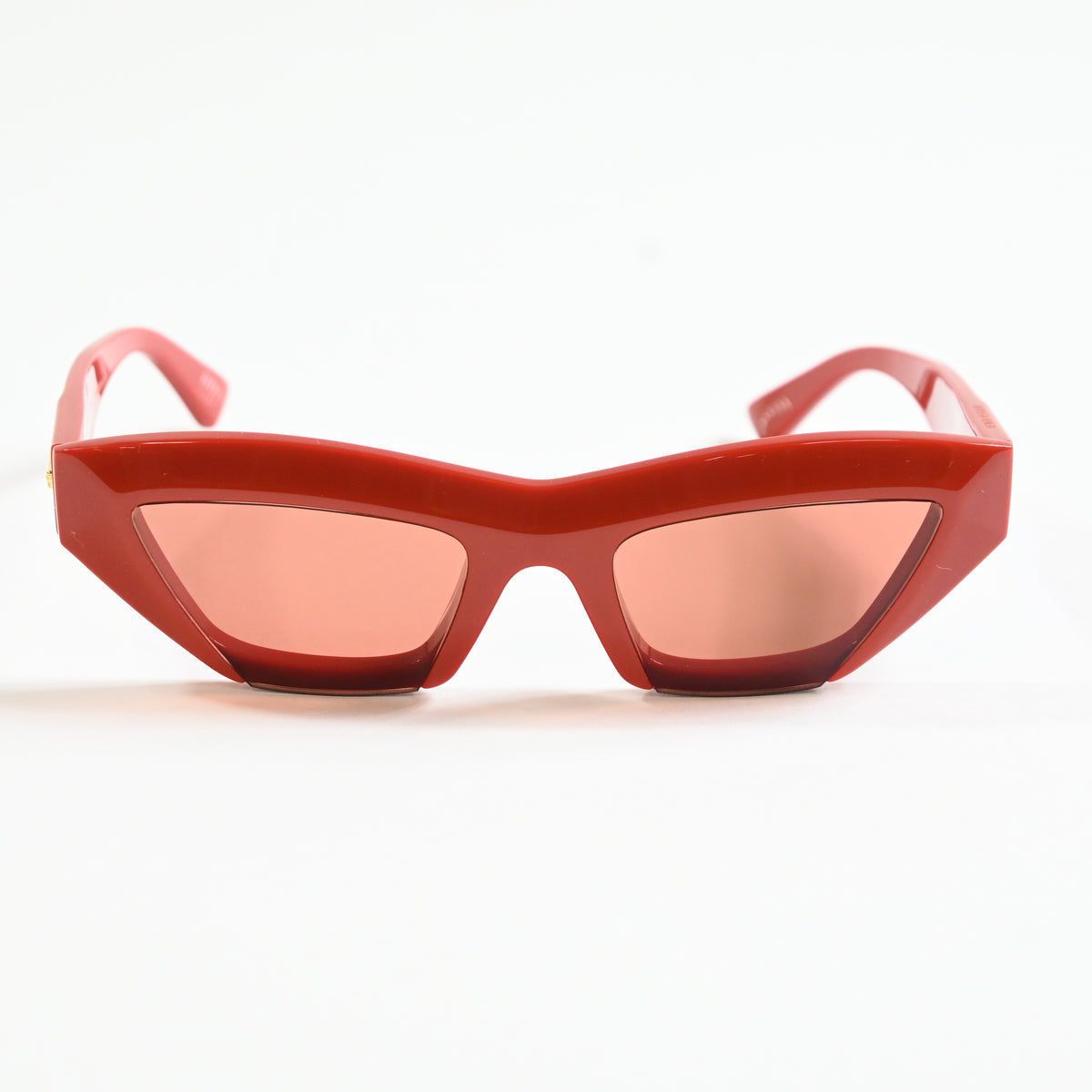 Bottega BV1219S 004 Womens Authentic Sunglasses Orange/Gold, 53mm - New