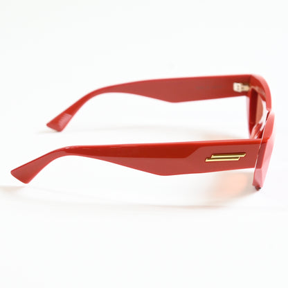 Bottega BV1219S 004 Womens Authentic Sunglasses Orange/Gold, 53mm - New