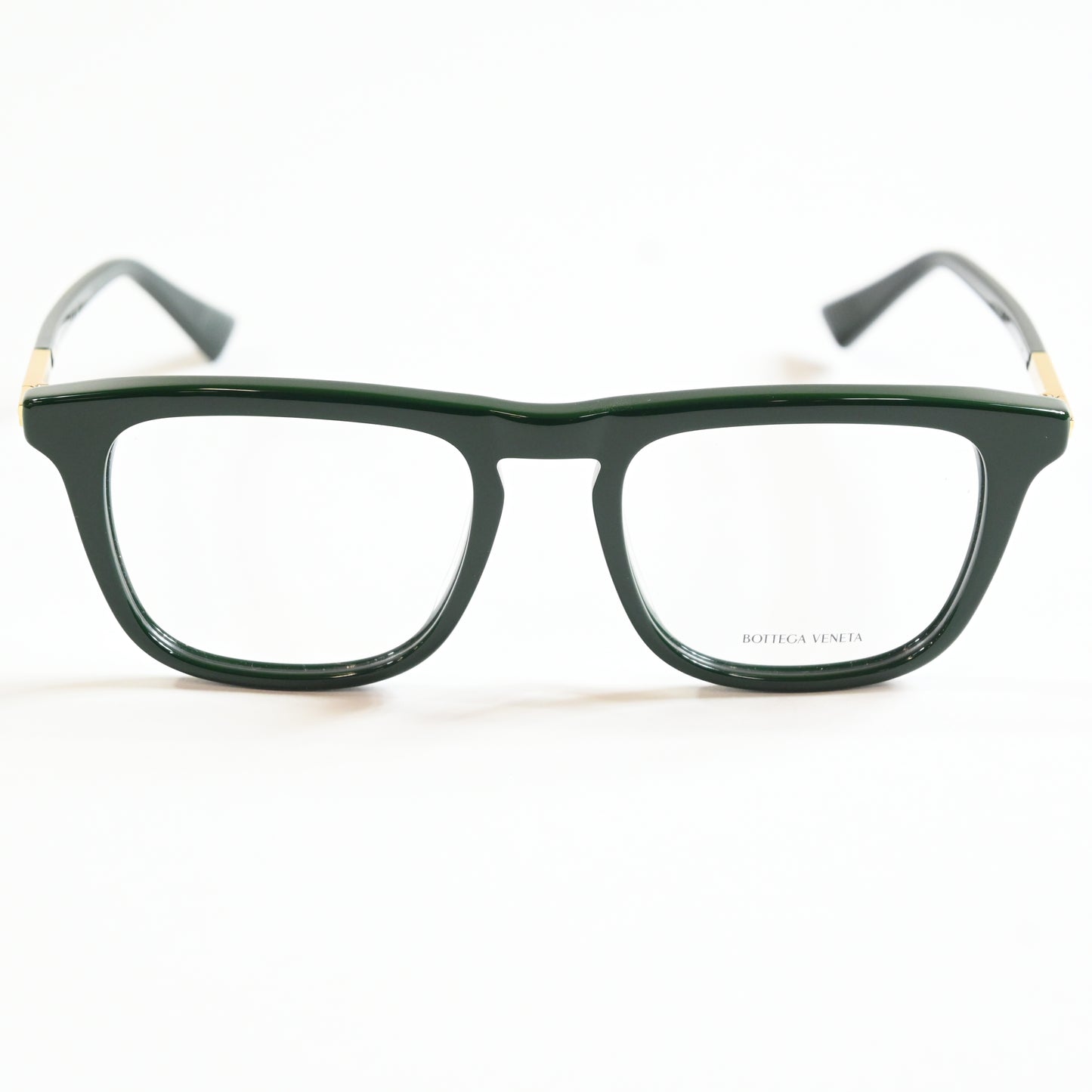 Bottega BV1264O 004 Mens Authentic Eyeglasses Green/Gold, 51mm - New