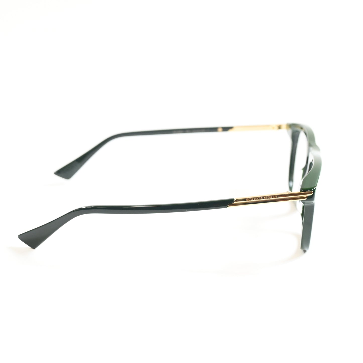 Bottega BV1264O 004 Mens Authentic Eyeglasses Green/Gold, 51mm - New
