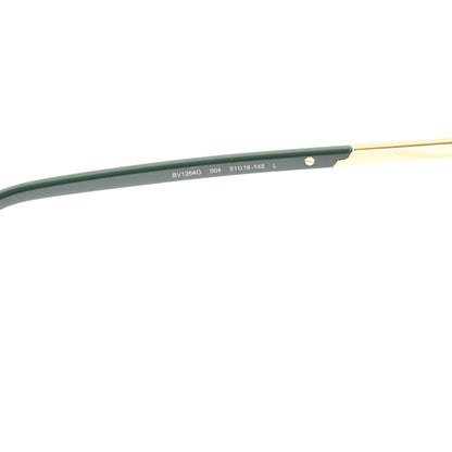 Bottega BV1264O 004 Mens Authentic Eyeglasses Green/Gold, 51mm - New