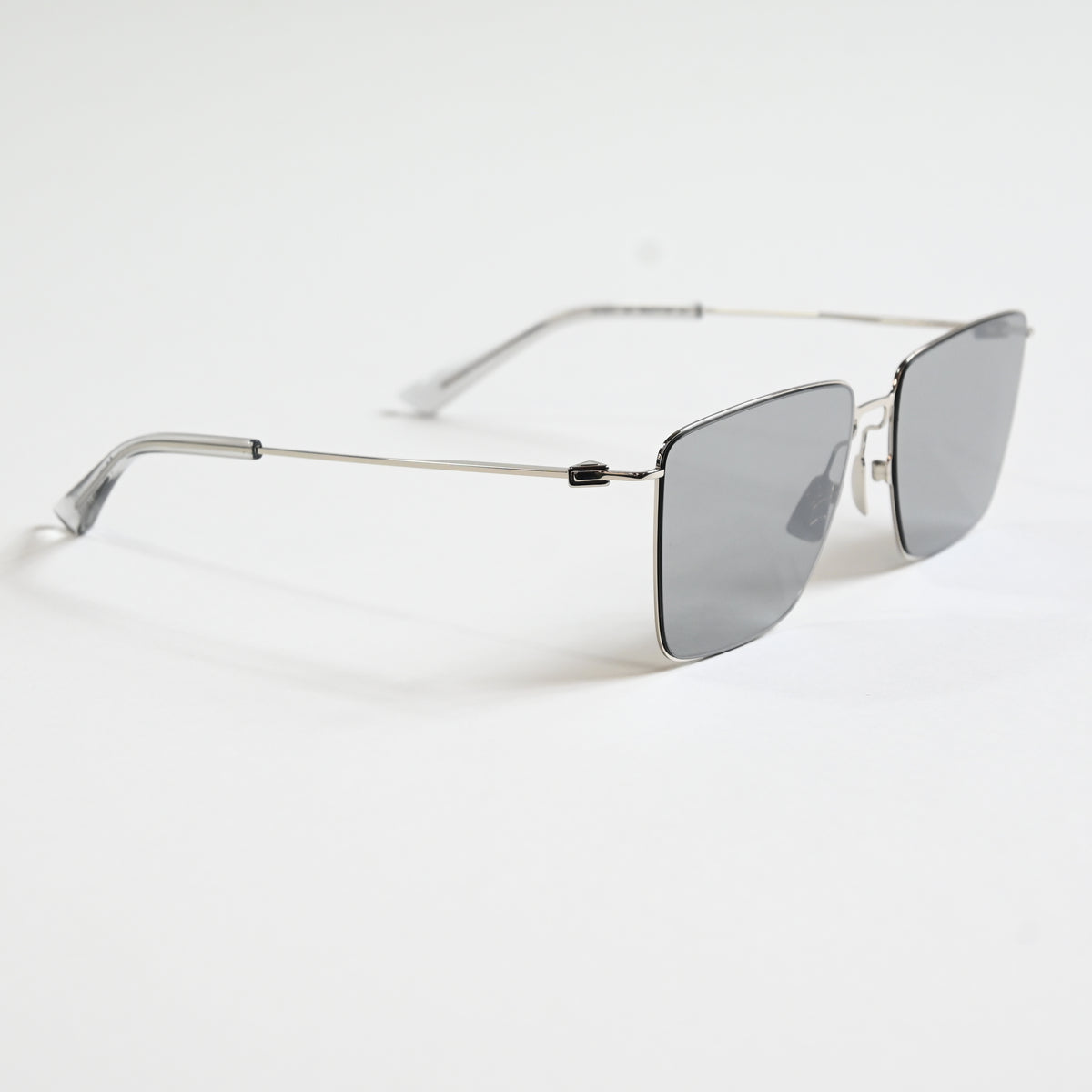 Bottega BV1267S 003 Mens Authentic Sunglasses Silver, 58mm - New
