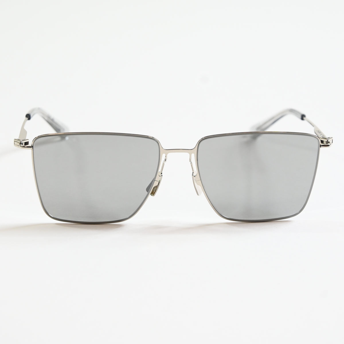 Bottega BV1267S 003 Mens Authentic Sunglasses Silver, 58mm - New