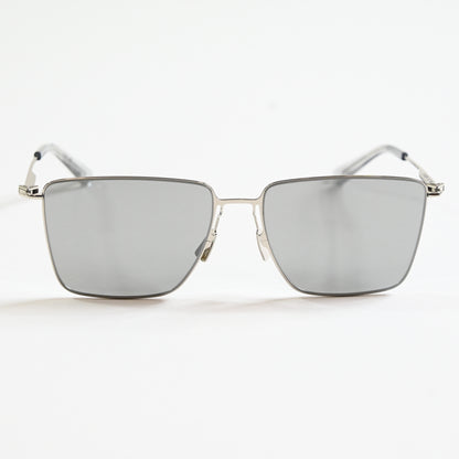 Bottega BV1267S 003 Mens Authentic Sunglasses Silver, 58mm - New