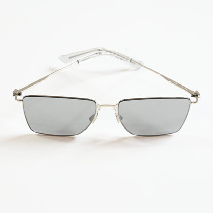 Bottega BV1267S 003 Mens Authentic Sunglasses Silver, 58mm - New