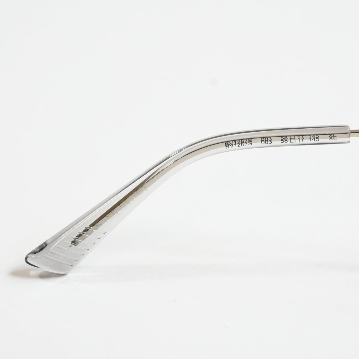 Bottega BV1267S 003 Mens Authentic Sunglasses Silver, 58mm - New