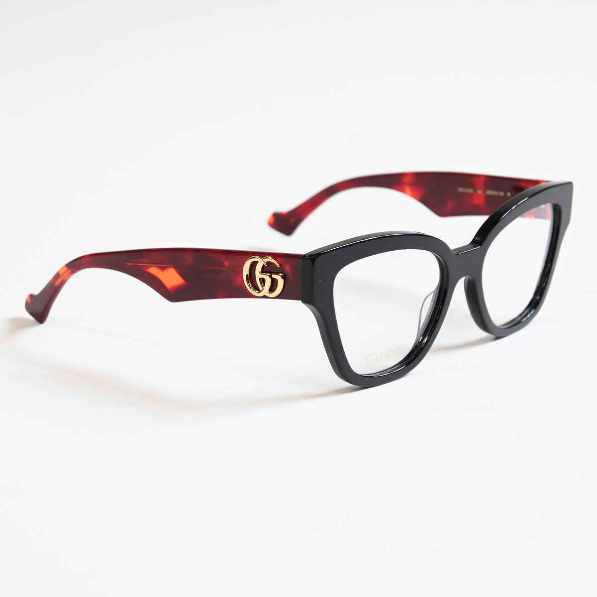 Gucci GG1424O 007 Womens Authentic Eyeglasses Havana Black/Havana, 54mm - New