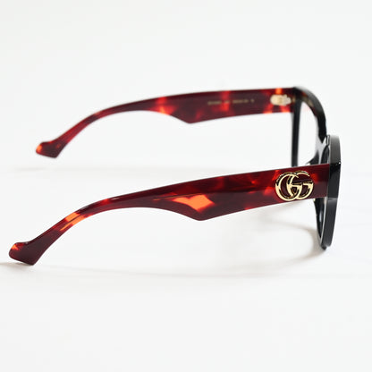 Gucci GG1424O 007 Womens Authentic Eyeglasses Havana Black/Havana, 54mm - New