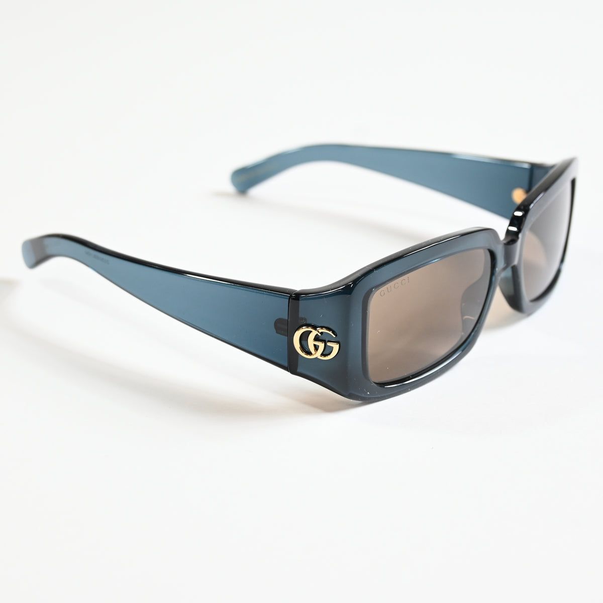 Gucci GG1403S 003 Womens Authentic Sunglasses Dark Blue/Bronze, 54mm - New