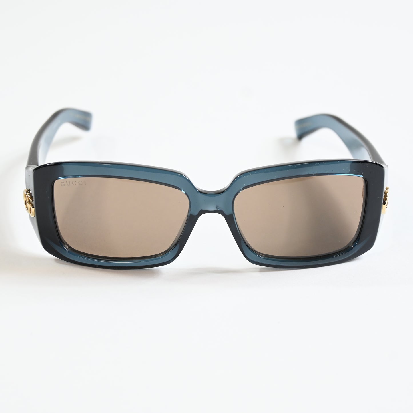 Gucci GG1403S 003 Womens Authentic Sunglasses Dark Blue/Bronze, 54mm - New