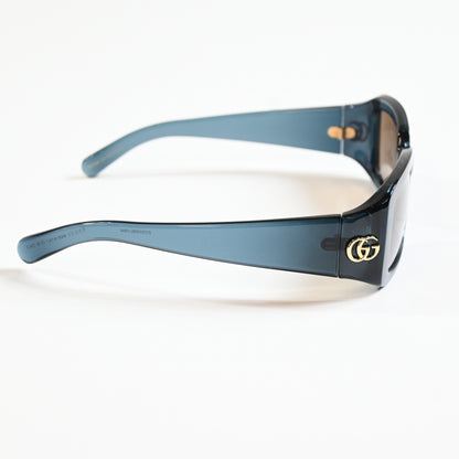 Gucci GG1403S 003 Womens Authentic Sunglasses Dark Blue/Bronze, 54mm - New
