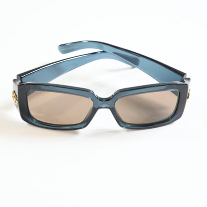Gucci GG1403S 003 Womens Authentic Sunglasses Dark Blue/Bronze, 54mm - New
