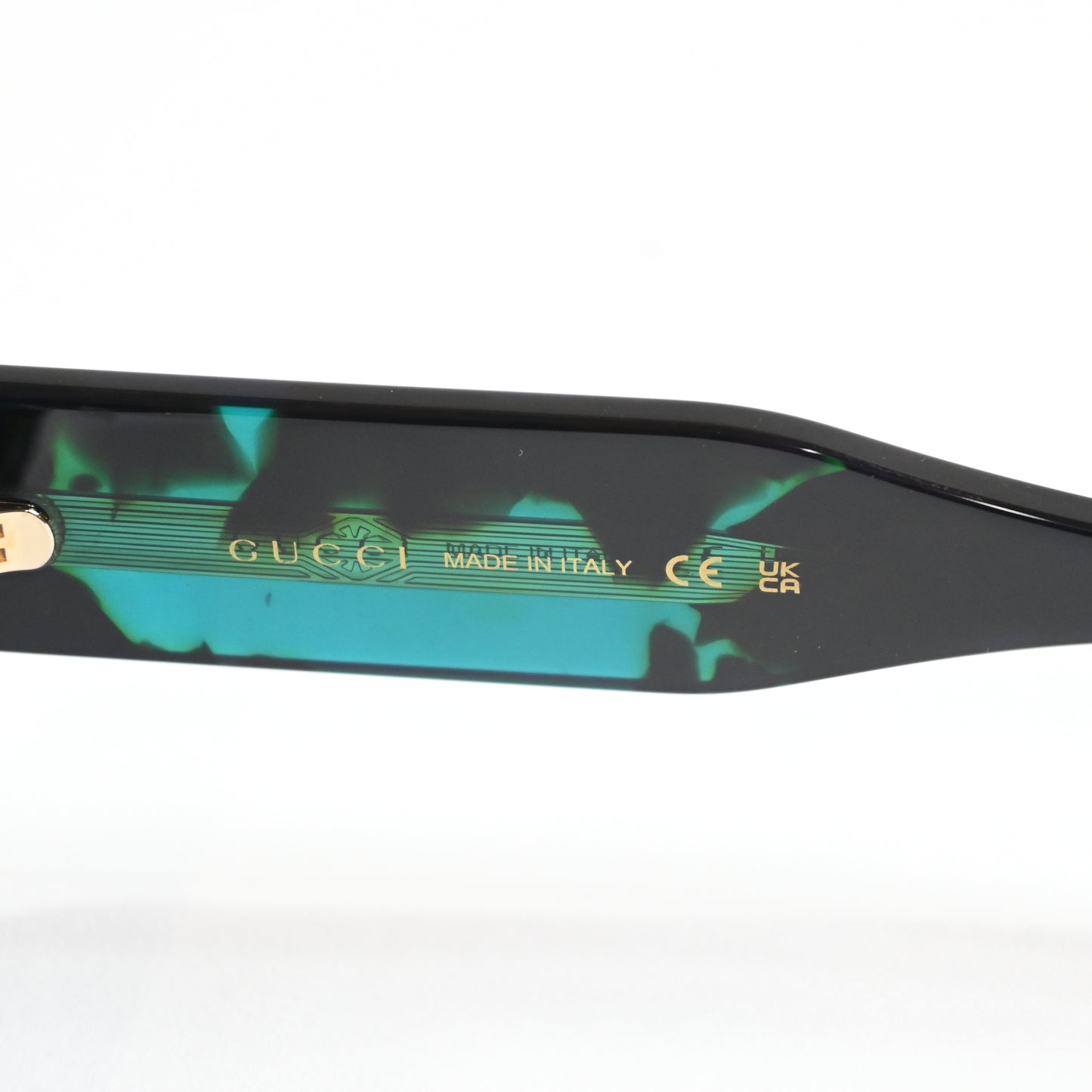 Gucci GG1215S 001 Womens Authentic Sunglasses Blue Havana, 51mm - New