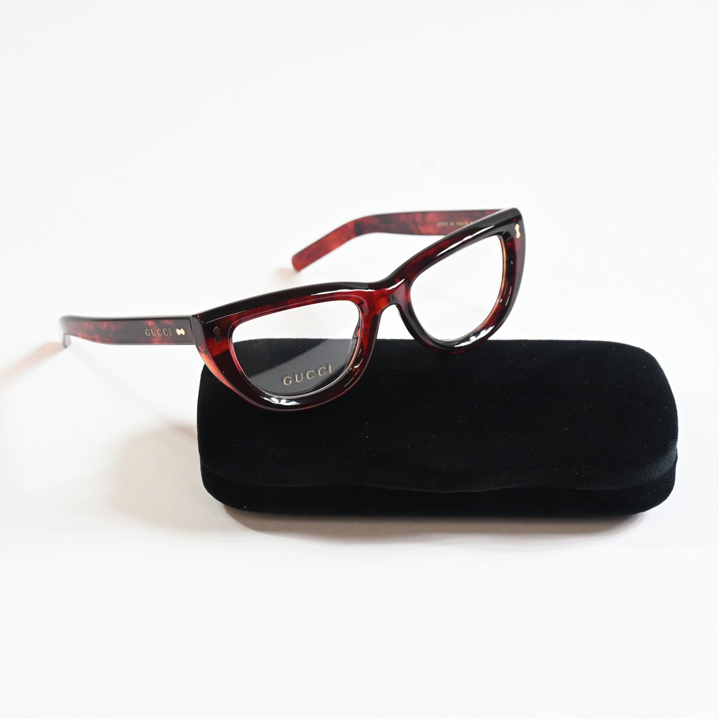Gucci GG1521O 003 Womens Authentic Eyeglasses Havana, 51mm - New