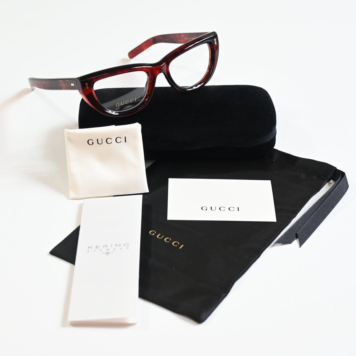 Gucci GG1521O 003 Womens Authentic Eyeglasses Havana, 51mm - New