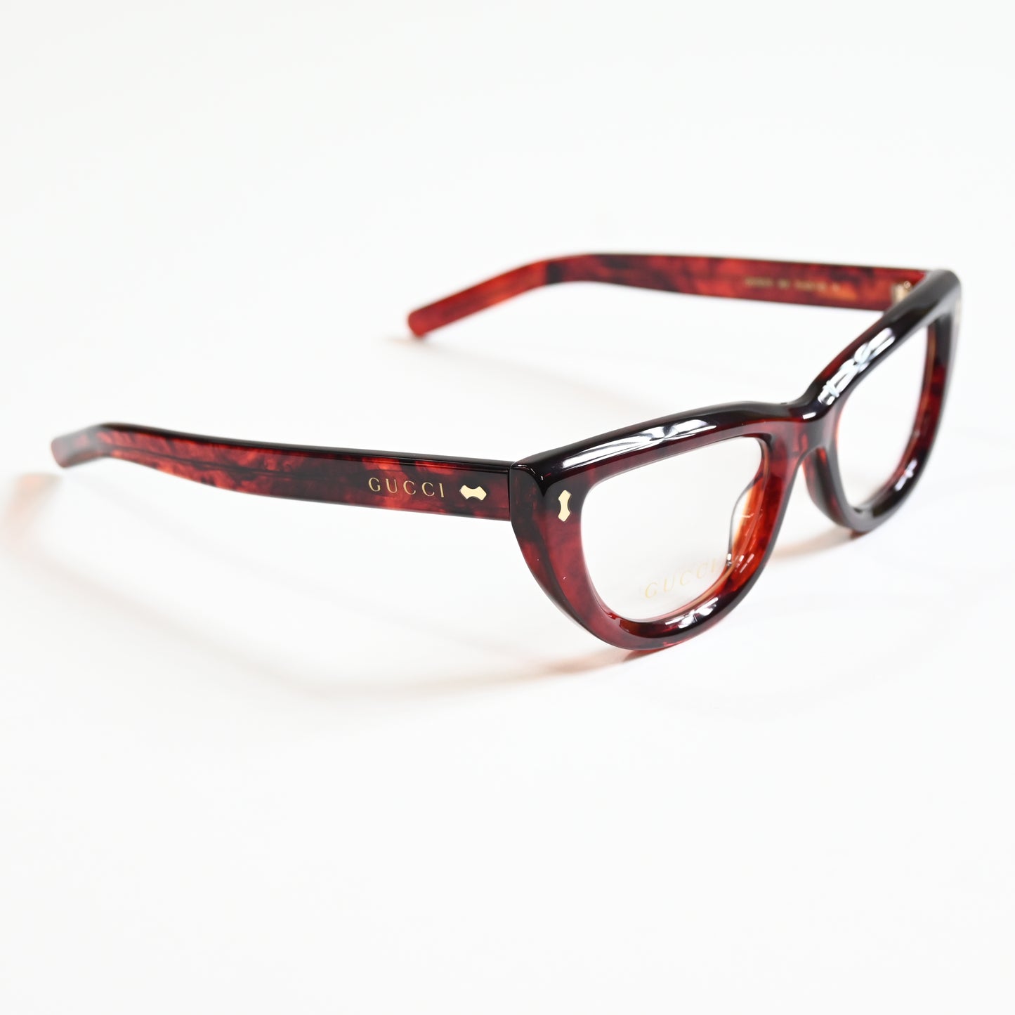 Gucci GG1521O 003 Womens Authentic Eyeglasses Havana, 51mm - New