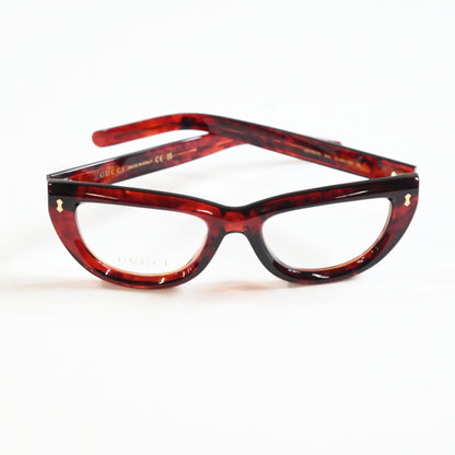 Gucci GG1521O 003 Womens Authentic Eyeglasses Havana, 51mm - New