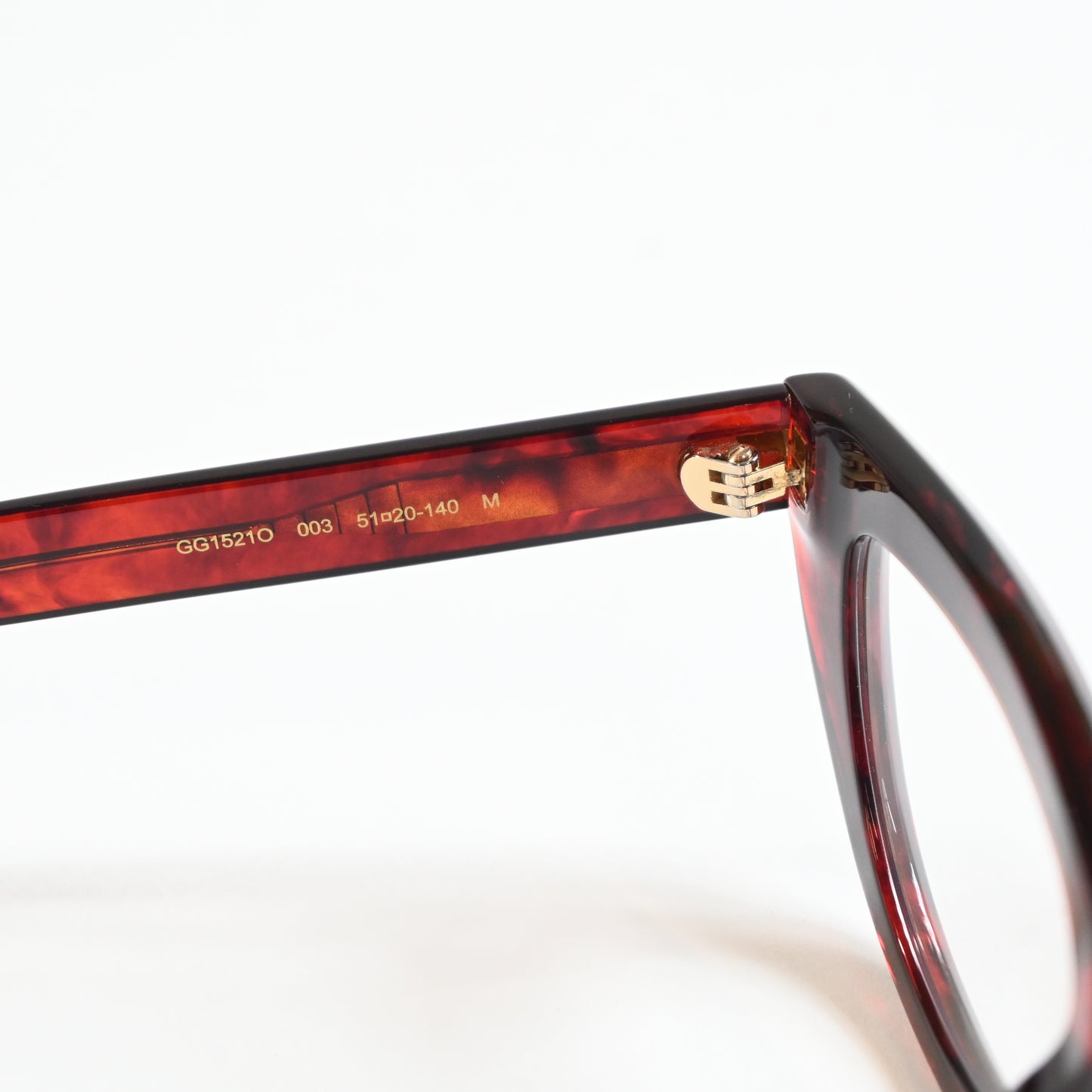 Gucci GG1521O 003 Womens Authentic Eyeglasses Havana, 51mm - New