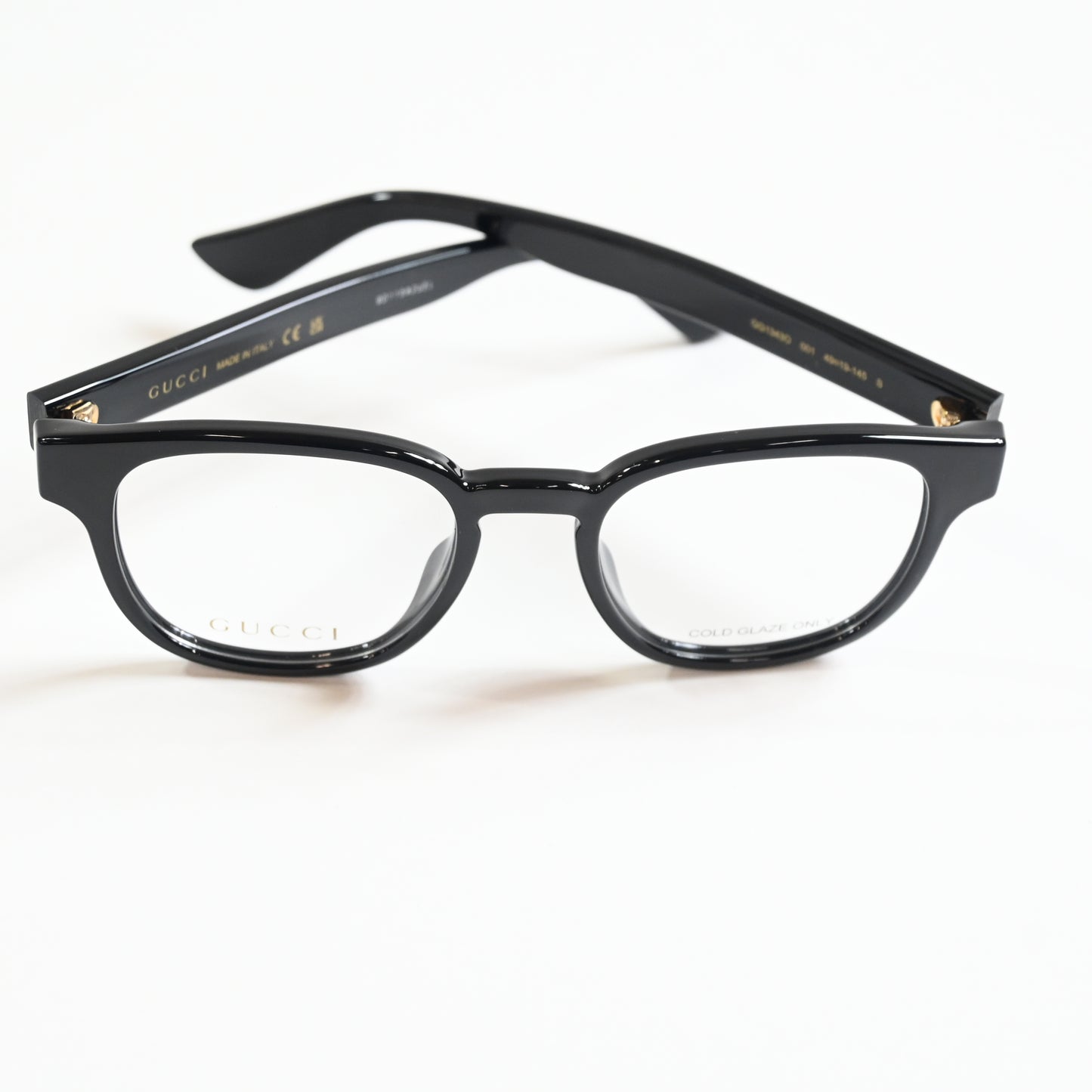 Gucci GG1343O 001 Unisex Authentic Eyeglasses Black, 49mm - New