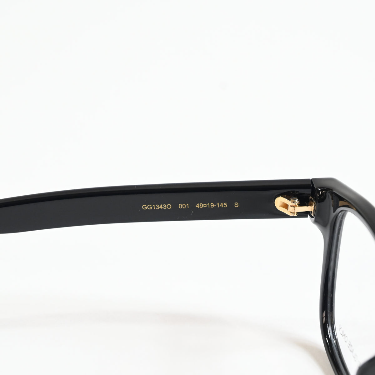 Gucci GG1343O 001 Unisex Authentic Eyeglasses Black, 49mm - New