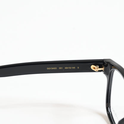 Gucci GG1343O 001 Unisex Authentic Eyeglasses Black, 49mm - New