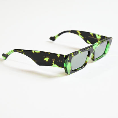Gucci GG1331S 008 Mens Authentic Sunglasses Tortoise/Green, 54mm - New