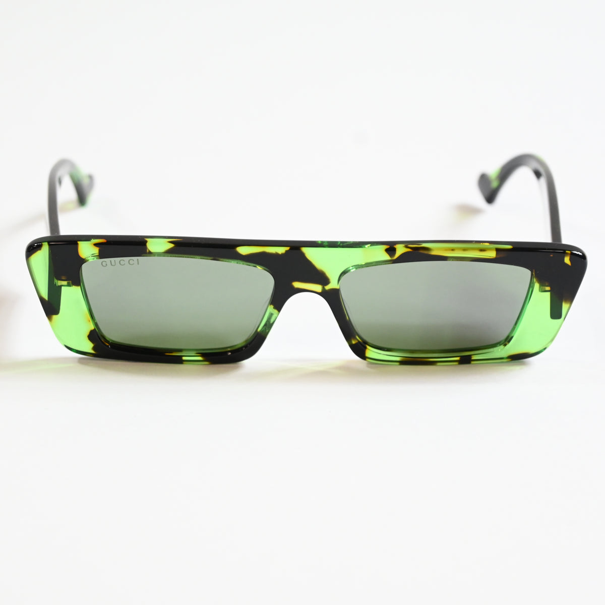 Gucci GG1331S 008 Mens Authentic Sunglasses Tortoise/Green, 54mm - New
