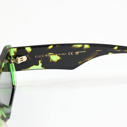 Gucci GG1331S 008 Mens Authentic Sunglasses Tortoise/Green, 54mm - New