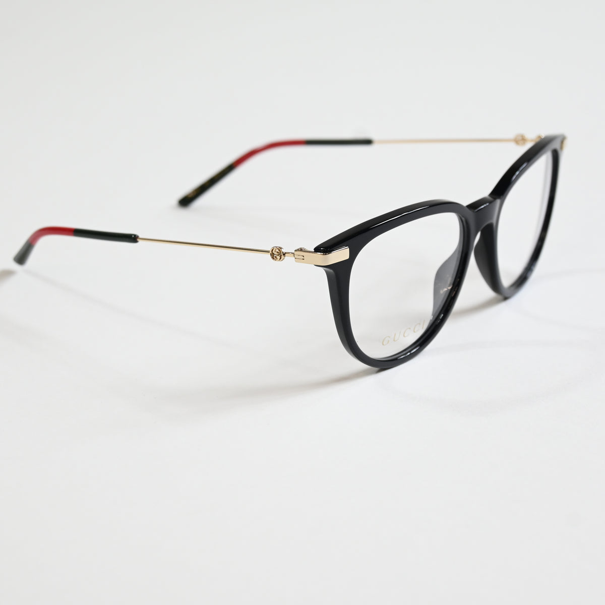 Gucci GG1200O 004 Womens Authentic Eyeglasses Black/Gold, 53mm - New
