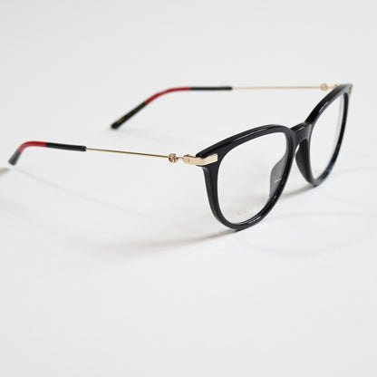 Gucci GG1200O 004 Womens Authentic Eyeglasses Black/Gold, 53mm - New