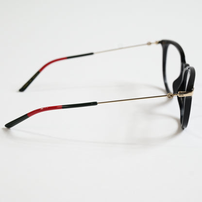 Gucci GG1200O 004 Womens Authentic Eyeglasses Black/Gold, 53mm - New