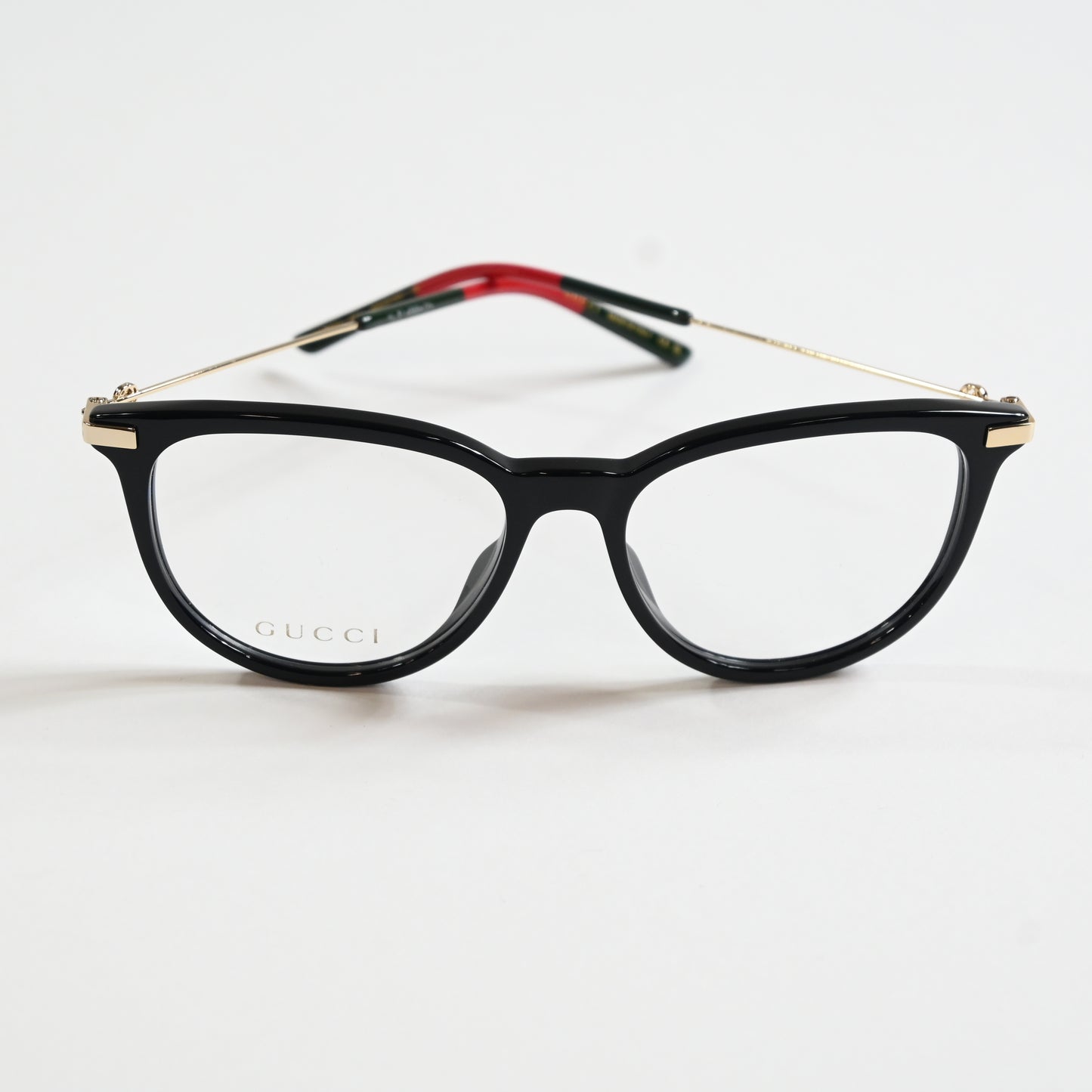 Gucci GG1200O 004 Womens Authentic Eyeglasses Black/Gold, 53mm - New