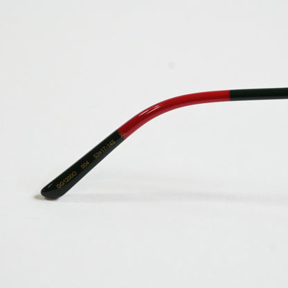 Gucci GG1200O 004 Womens Authentic Eyeglasses Black/Gold, 53mm - New