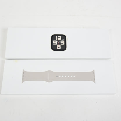 Apple Watch SE 2nd Gen [GPS 40mm] S/M Sport Band MR9U3LL/A - Starlight - Grade B