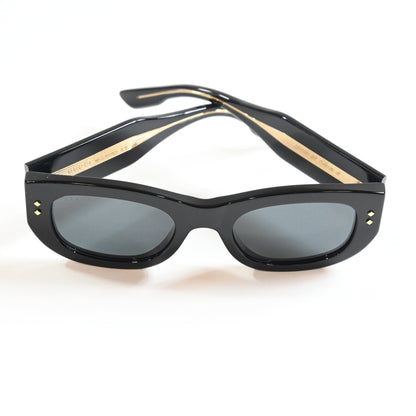 Gucci GG1215S 002 Womens Authentic Sunglasses Black/Gray, 51mm - New