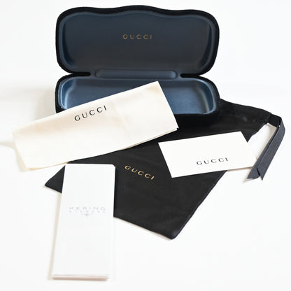 Gucci GG1215S 002 Womens Authentic Sunglasses Black/Gray, 51mm - New