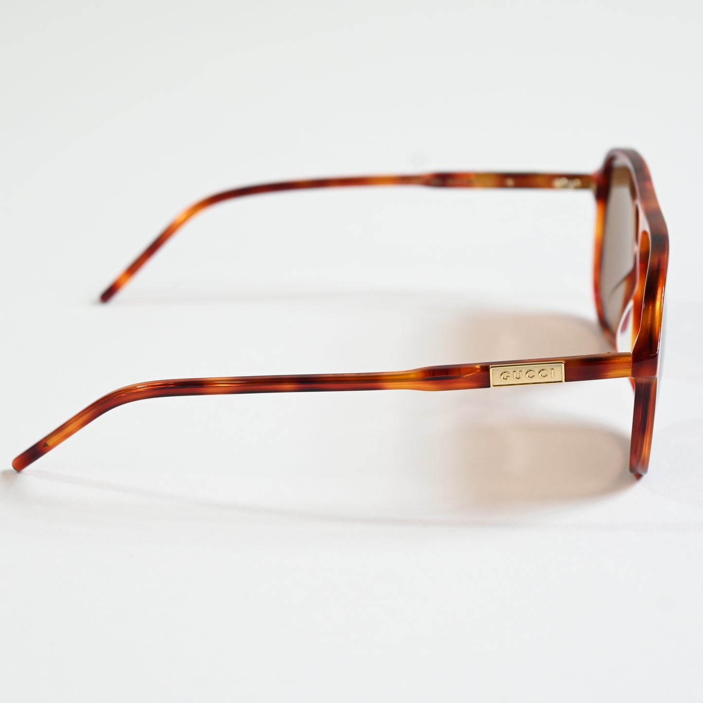 Gucci GG1156S 003 Mens Authentic Sunglasses Havana/Brown, 57mm - New