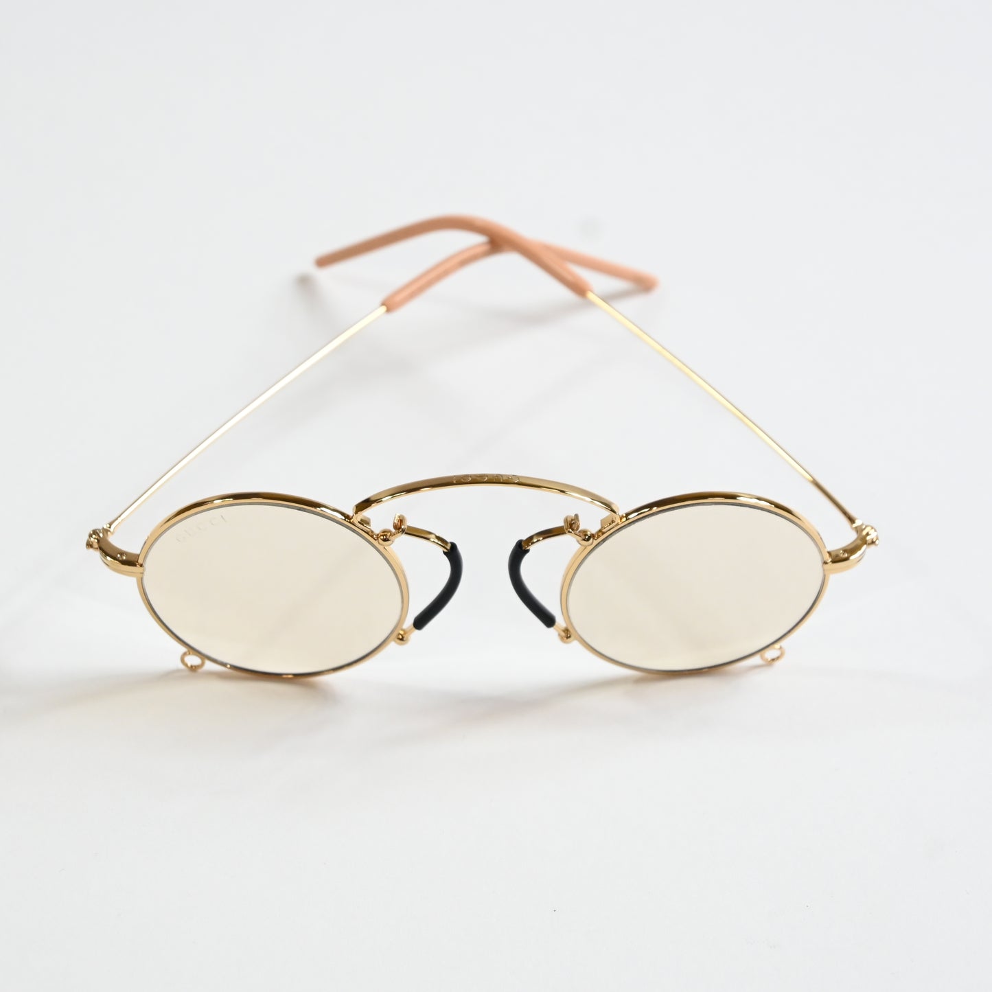 Gucci GG0991S 001 Womens Authentic Sunglasses Gold/Yellow, 44mm - New
