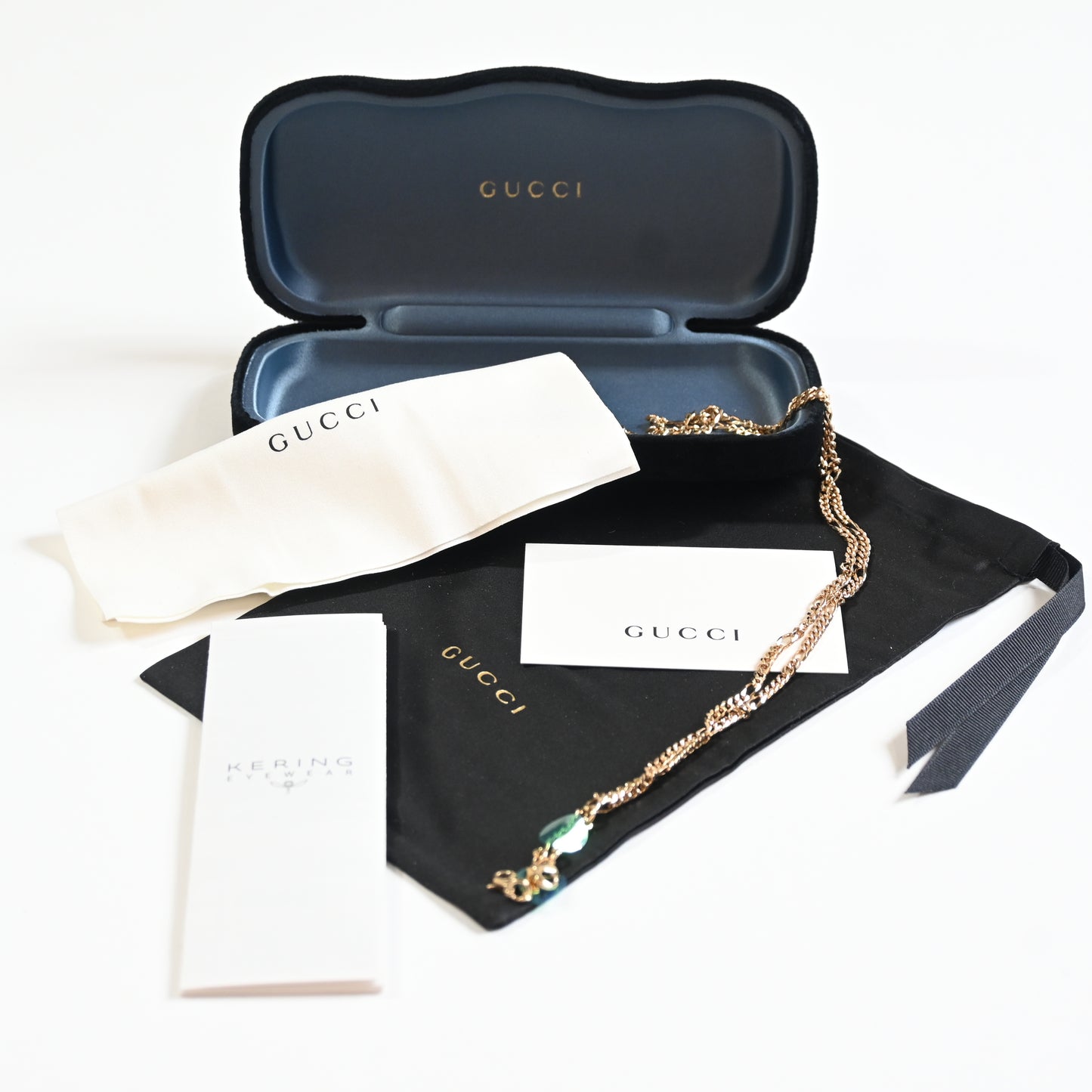 Gucci GG0991S 001 Womens Authentic Sunglasses Gold/Yellow, 44mm - New