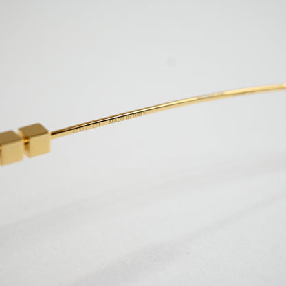 Gucci GG1434S 004 Womens Authentic Sunglasses Gold, 57mm - New