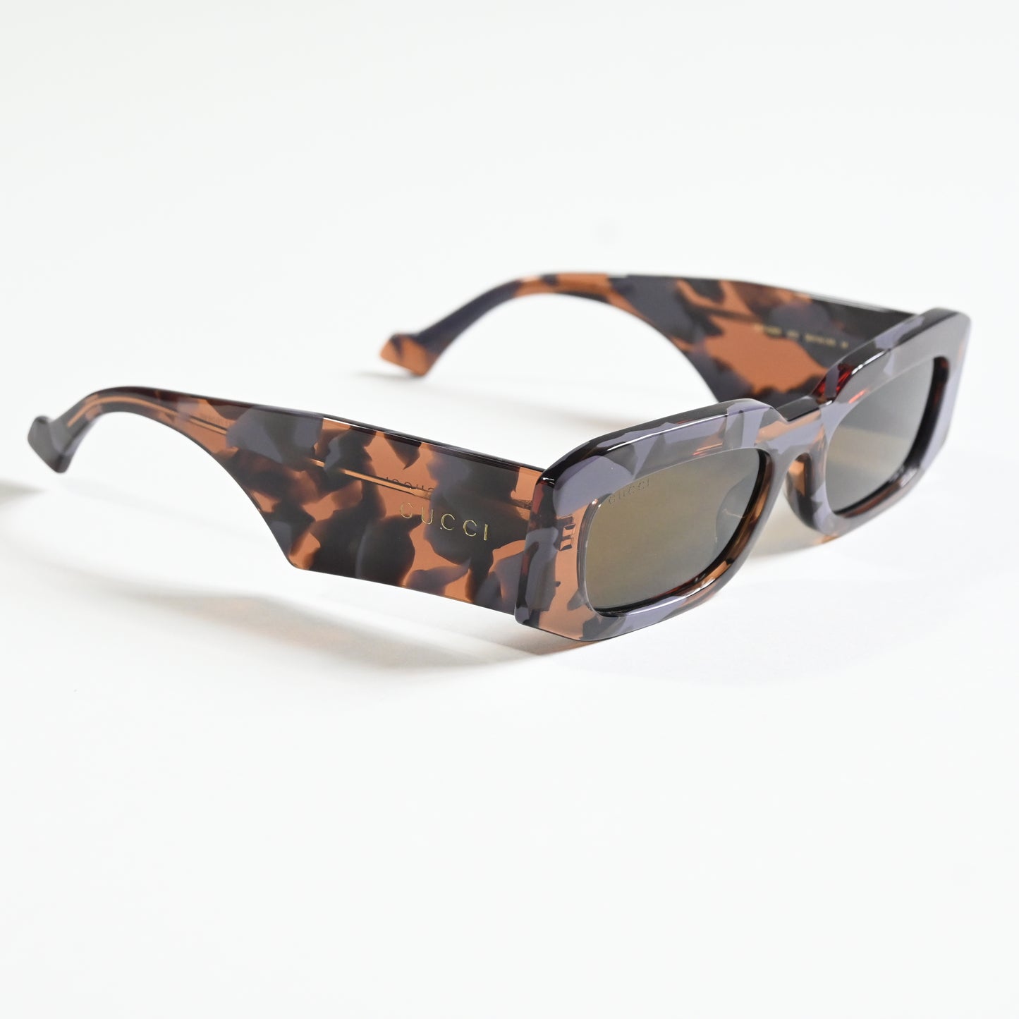 Gucci GG1426S 003 Unisex Authentic Sunglasses Havana/Gray, 54mm - New
