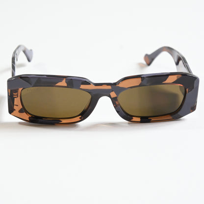 Gucci GG1426S 003 Unisex Authentic Sunglasses Havana/Gray, 54mm - New