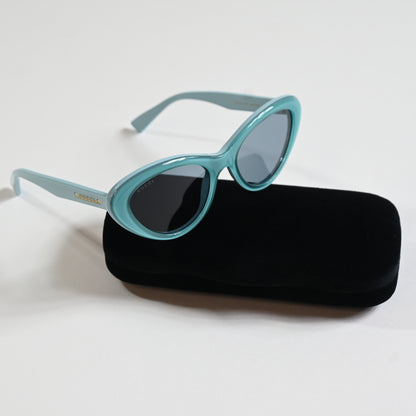 Gucci GG1170S 003 Womens Authentic Sunglasses Light Blue, 54mm - New