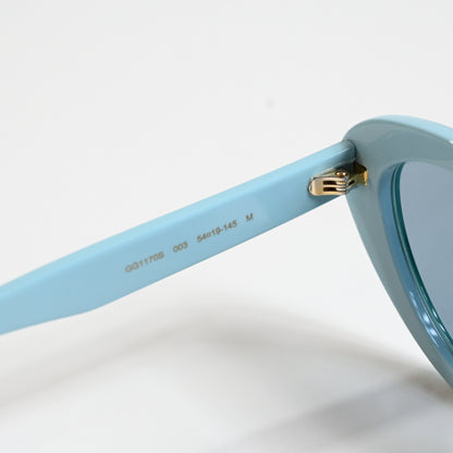 Gucci GG1170S 003 Womens Authentic Sunglasses Light Blue, 54mm - New